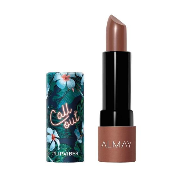 Almay Other - Almay Lip Vibes Lipstick Lip Color 240 Call Out .14oz New Sealed Gorgeous Beige